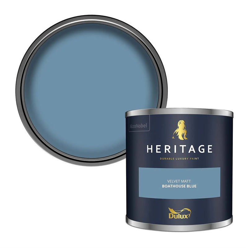 Dulux Heritage Tester Boathouse Blue 125Ml - SPECIALITY PAINT/ACCESSORIES - Beattys of Loughrea