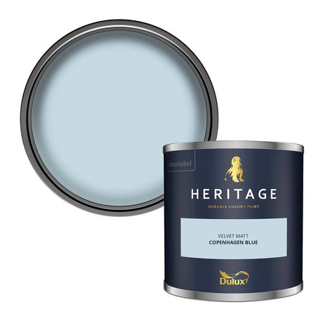 Dulux Heritage Tester Copenhagen Blue 125Ml - SPECIALITY PAINT/ACCESSORIES - Beattys of Loughrea