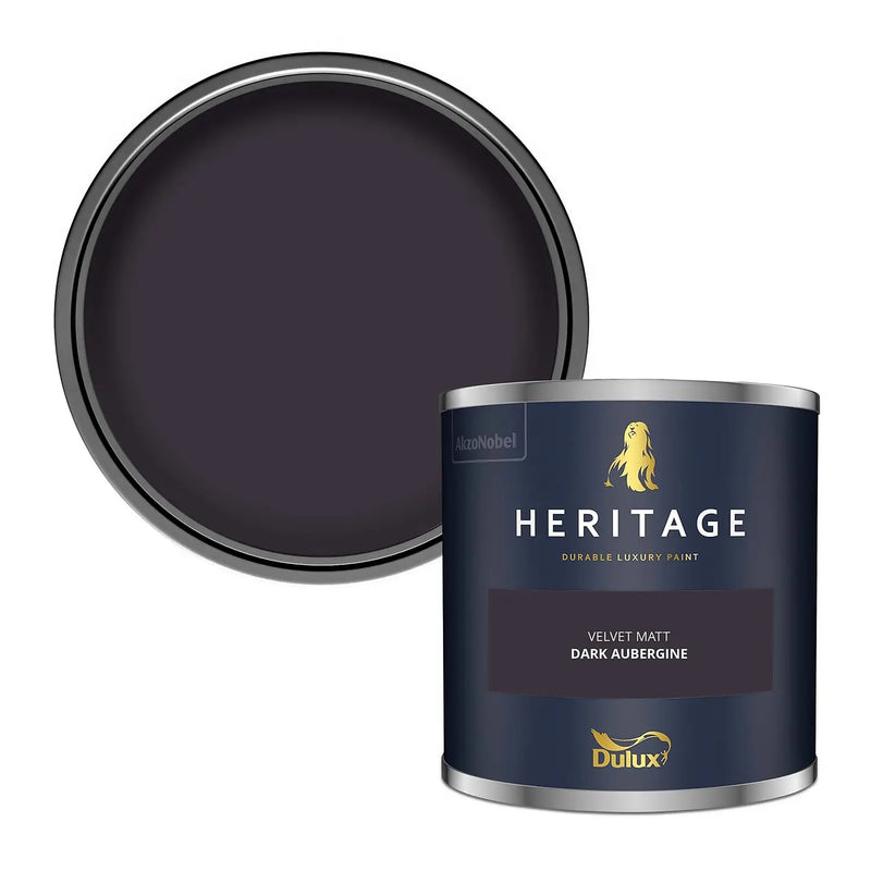Dulux Heritage Tester Dark Aubergine 125Ml - SPECIALITY PAINT/ACCESSORIES - Beattys of Loughrea