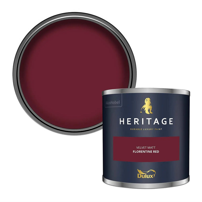 Dulux Heritage Tester Florentine Red 125Ml - SPECIALITY PAINT/ACCESSORIES - Beattys of Loughrea