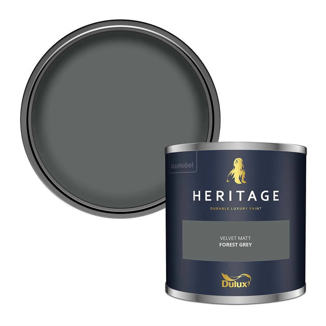 Dulux Heritage Tester Forest Grey 125Ml - Beattys of Loughrea | www.beattys.ie