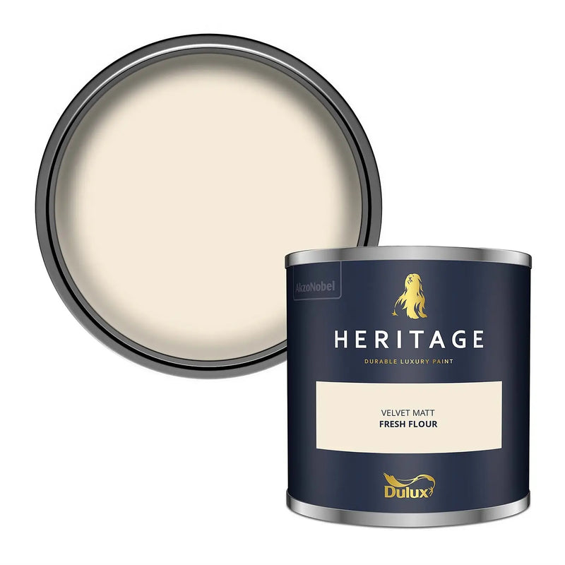 Dulux Heritage Tester Fresh Flour 125Ml - SPECIALITY PAINT/ACCESSORIES - Beattys of Loughrea