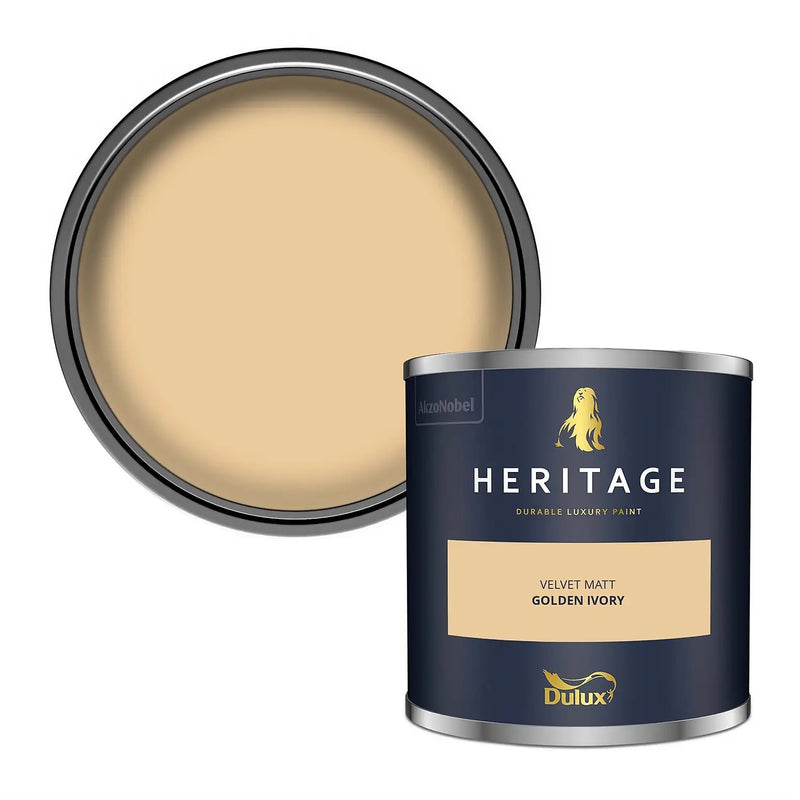 Dulux Heritage Tester Golden Ivory 125Ml - SPECIALITY PAINT/ACCESSORIES - Beattys of Loughrea