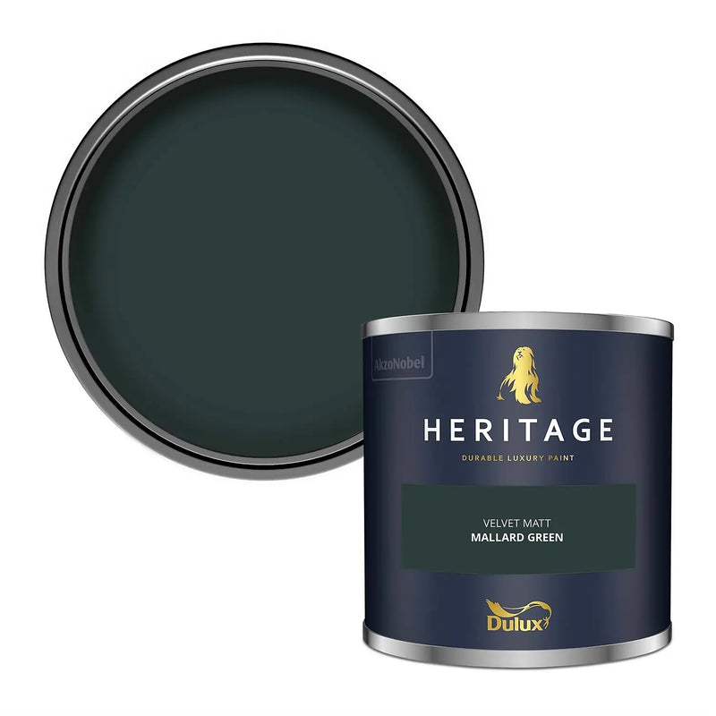 Dulux Heritage Tester Mallard Green 125Ml - SPECIALITY PAINT/ACCESSORIES - Beattys of Loughrea