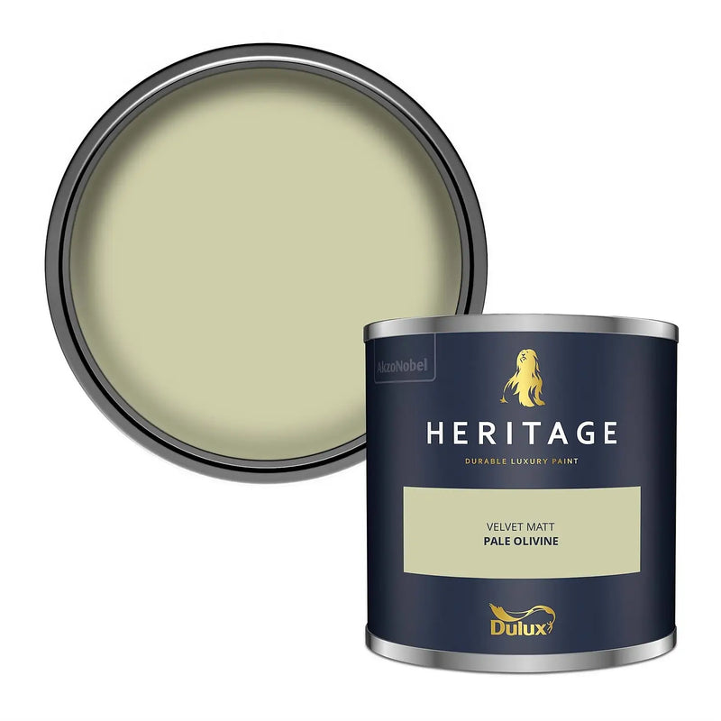 Dulux Heritage Tester Pale Olivine 125Ml - SPECIALITY PAINT/ACCESSORIES - Beattys of Loughrea