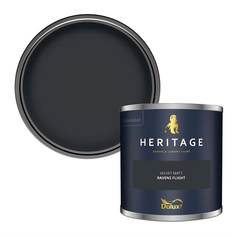 Dulux Heritage Tester Ravens Flight 125Ml - SPECIALITY PAINT/ACCESSORIES - Beattys of Loughrea