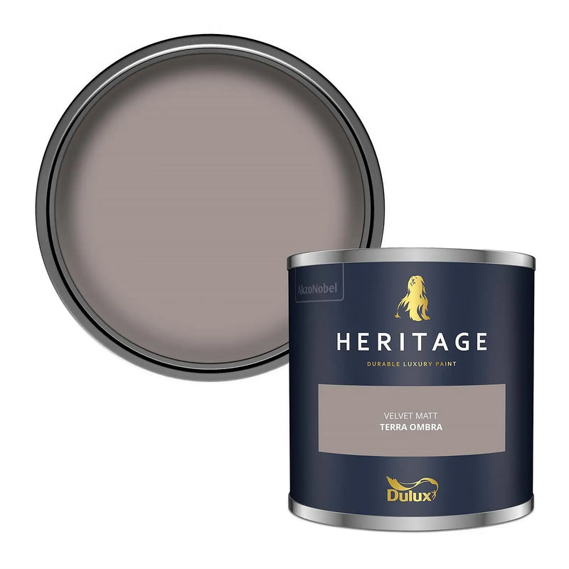 Dulux Heritage Tester Terra Ombra 125Ml - SPECIALITY PAINT/ACCESSORIES - Beattys of Loughrea