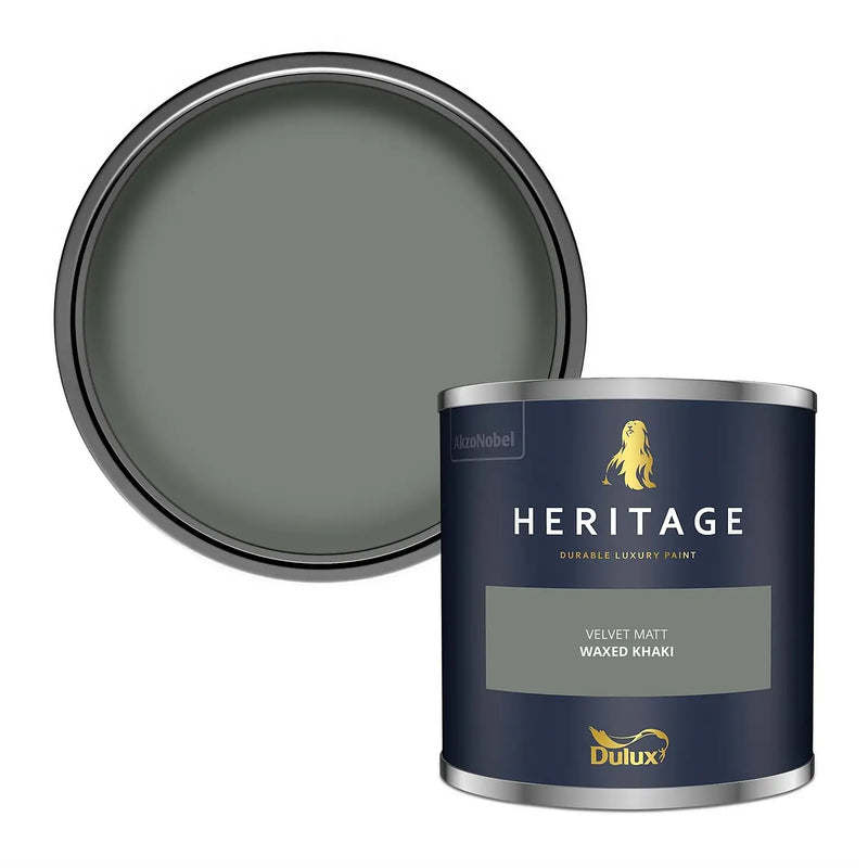 Dulux Heritage Tester Waxed Khaki 125Ml - SPECIALITY PAINT/ACCESSORIES - Beattys of Loughrea