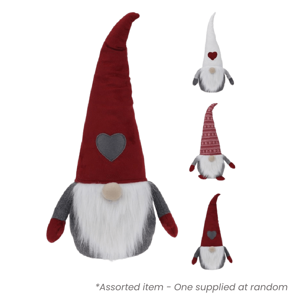 Gnome with Hat Door Stopper - XMAS MISSCELLANEOUS - Beattys of Loughrea