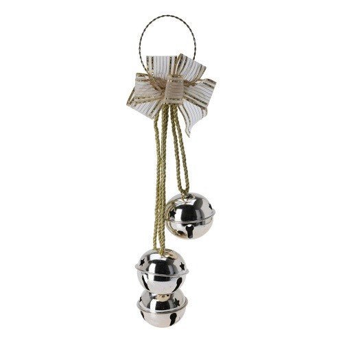 Christmas Door Hanger Bells – Gold - XMAS HANGING DECOS - Beattys of Loughrea