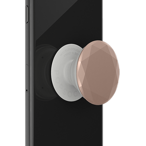 PopGrip Rose Gold Metallic Diamond Premium Popsocket - PHONE ACCESSORIES - Beattys of Loughrea