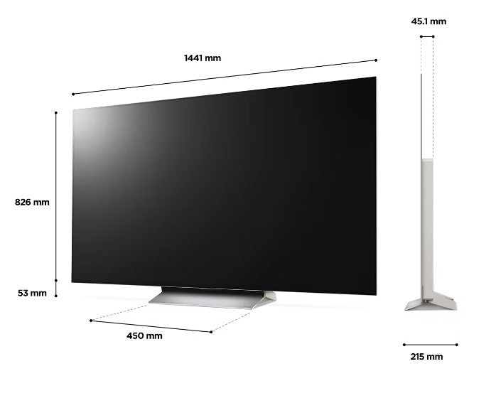 OLED65C26LD.AEK I LG C2 65" 4K Ultra HD HDR OLED Smart TV - TV 29" (73CM +) - Beattys of Loughrea