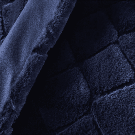Catherine Lansfield Cosy Diamond Throw in Navy 130 x 170cm - THROWS/BLANKETS - Beattys of Loughrea