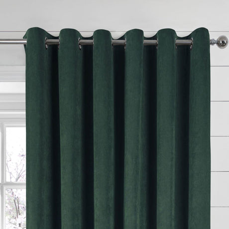 Arosa Emerald Eyelet Curtains 66 x 90 - CURTAINS - READY MADE - Beattys of Loughrea