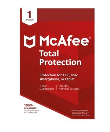 McAfee Total Protection - MTPOOUNR1RAA I 1 Device - 1 Year Subscription - SOFTWARE PACKAGES - Beattys of Loughrea