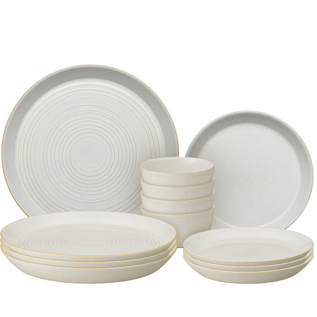 Denby Impression Cream 12Pc Tableware Set - TABLEWARE SETS - GENERAL - Beattys of Loughrea
