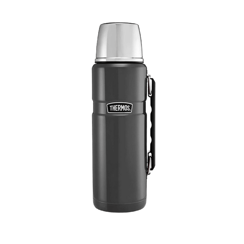 Thermos Stainless Steel King Flask Grey 1.2L - FLASKS - Beattys of Loughrea