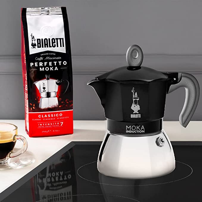 Bialetti Moka Induction 6 Cup Stovetop Coffee Maker - COFFEE MAKERS / ACCESSORIES - Beattys of Loughrea