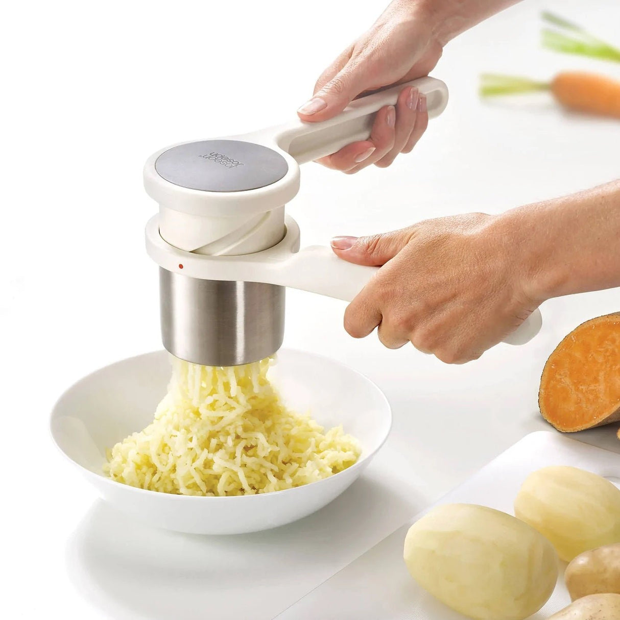 Joseph Joseph Helix Potato Ricer - KITCHEN HAND TOOLS - Beattys of Loughrea