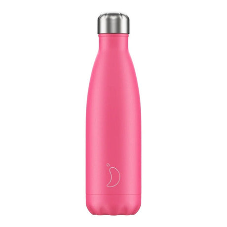 Chilly's 500ml Neon Pink Bottle - PLASTICS - STORAGE LUNCH BOX BEAKER - Beattys of Loughrea