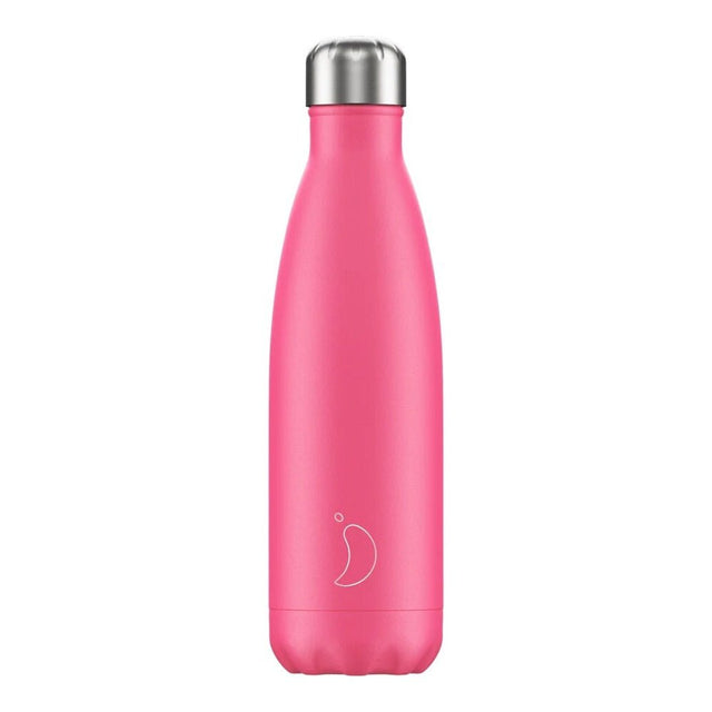Chilly's 500ml Neon Pink Bottle - PLASTICS - STORAGE LUNCH BOX BEAKER - Beattys of Loughrea