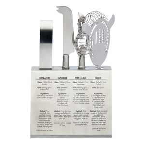 BarCraft 5pc Stainless Steel Cocktail Tool Set - KITCHEN HAND TOOLS - Beattys of Loughrea