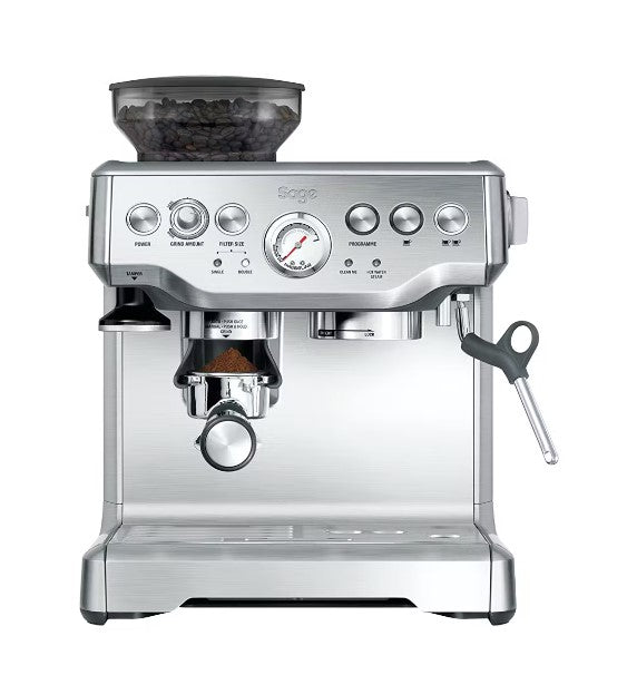 Sage Barista Express Espresso Coffee Machine | BES875UK | Brushed Stainless Steel - COFFEE MAKERS / ACCESSORIES - Beattys of Loughrea