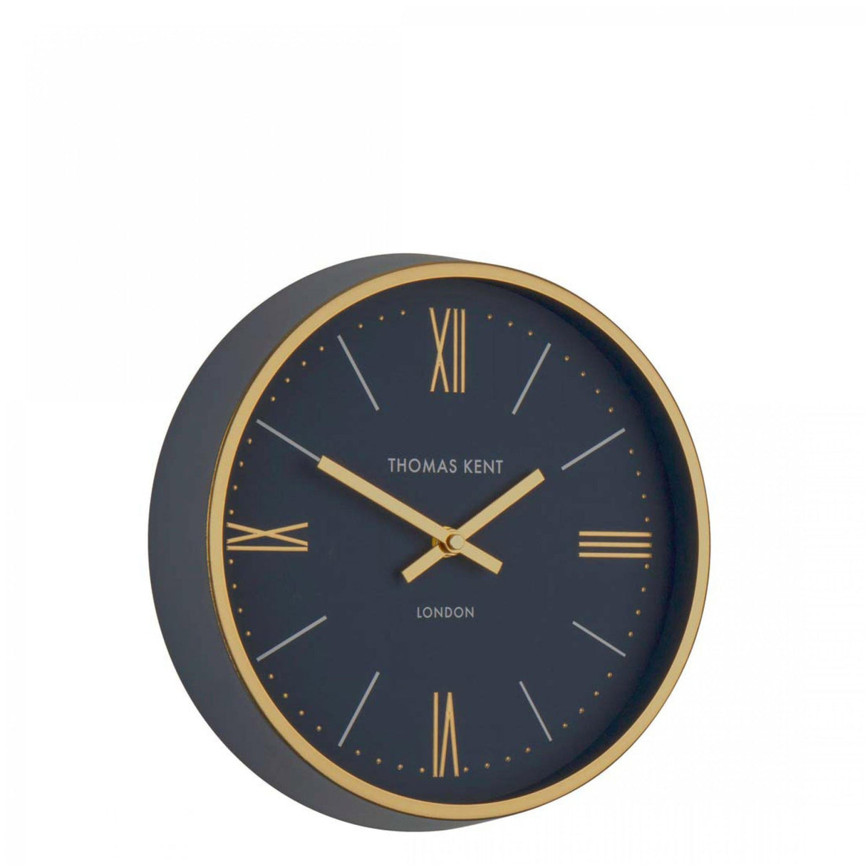 Thomas Kent 10'' Hampton Wall Clock Navy - CLOCKS - Beattys of Loughrea