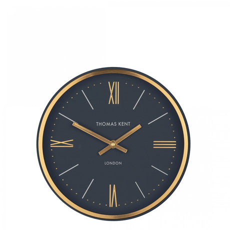 Thomas Kent 10'' Hampton Wall Clock Navy - CLOCKS - Beattys of Loughrea