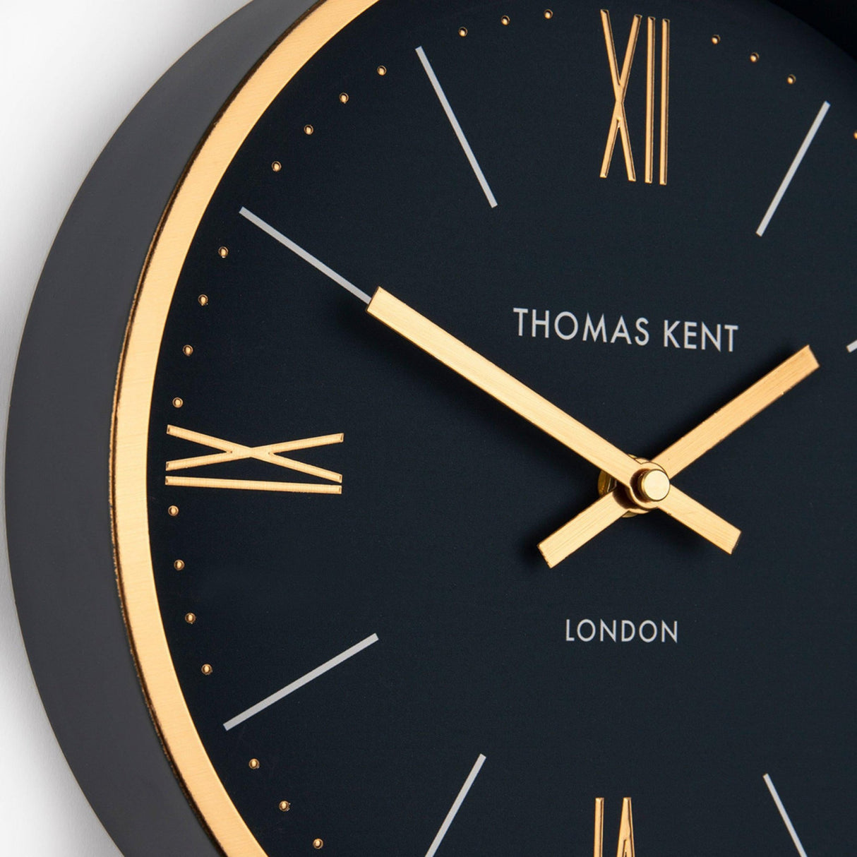 Thomas Kent 10'' Hampton Wall Clock Navy - CLOCKS - Beattys of Loughrea