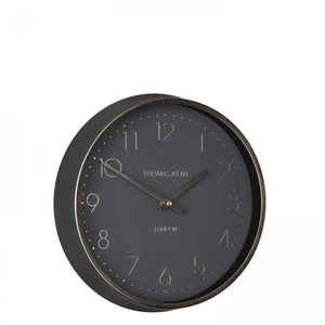 Thomas Kent 10'' Hampton Wall Clock Black - CLOCKS - Beattys of Loughrea