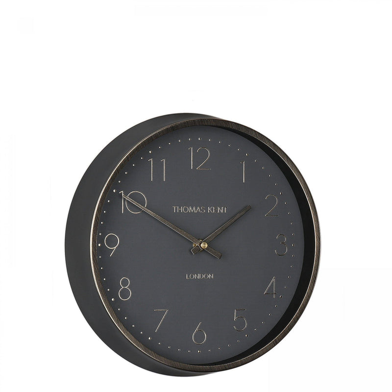 Thomas Kent 10'' Hampton Wall Clock Black - CLOCKS - Beattys of Loughrea