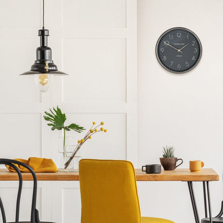Thomas Kent 10'' Hampton Wall Clock Black - CLOCKS - Beattys of Loughrea