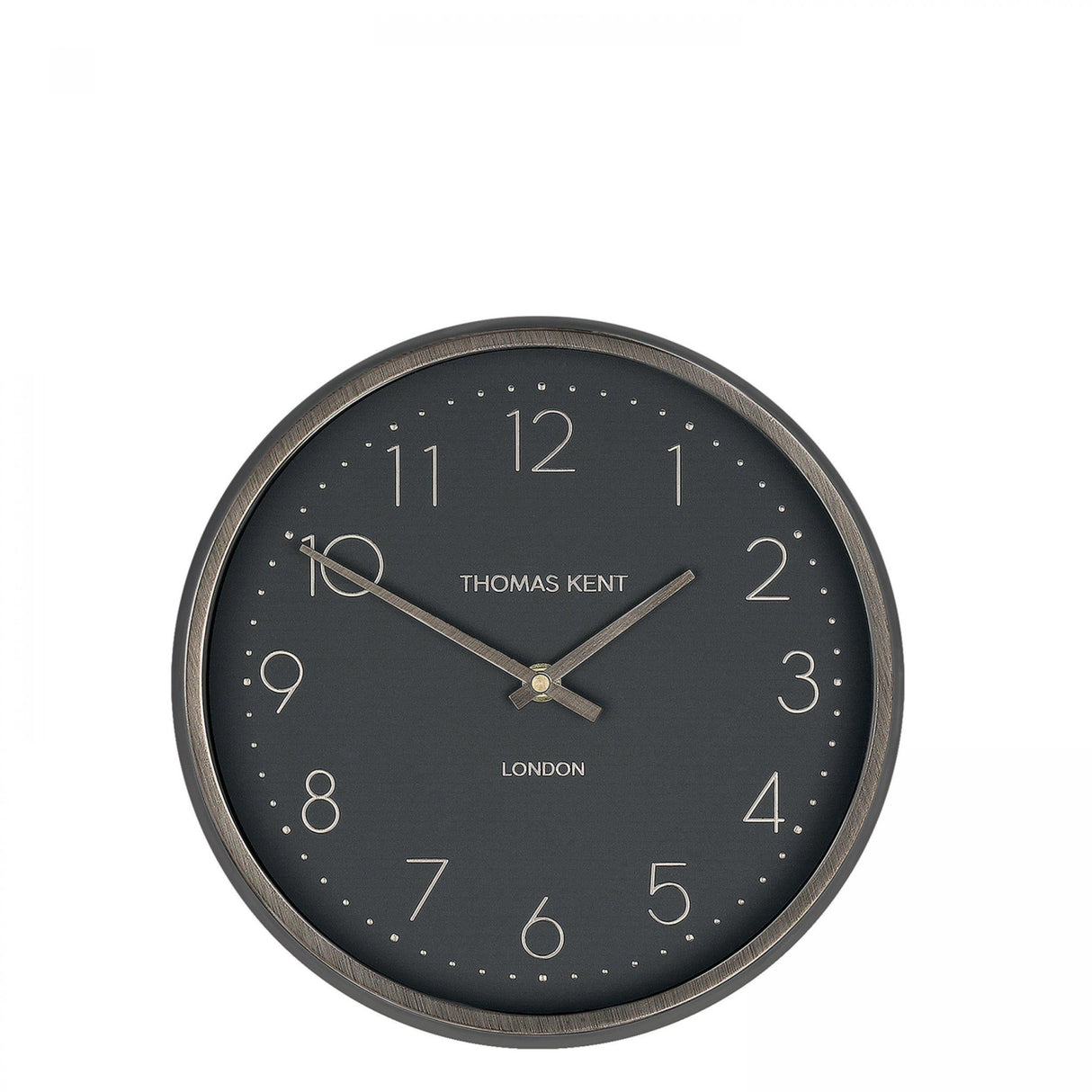 Thomas Kent 10'' Hampton Wall Clock Black - CLOCKS - Beattys of Loughrea