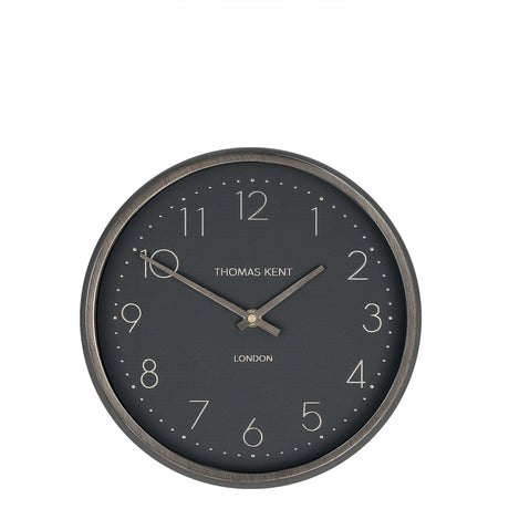 Thomas Kent 10'' Hampton Wall Clock Black - CLOCKS - Beattys of Loughrea