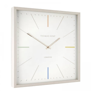 Thomas Kent 20'' Editor Wall Clock Salt - CLOCKS - Beattys of Loughrea
