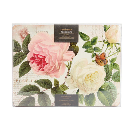 Creative Tops Rose Garden Pack Of 6 Premium Placemats - TABLEMATS/COASTERS - Beattys of Loughrea