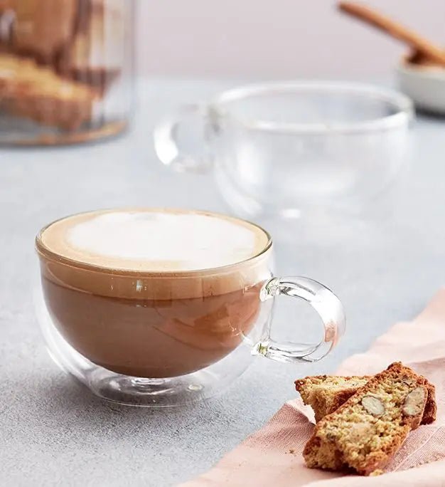 Judge Duo 2 Piece Form Cappuccino Glass Set 250ml - MUG SETS - Beattys of Loughrea