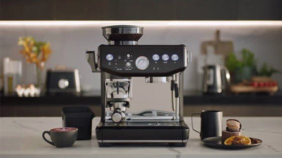Sage Barista Impress Express Black Truffle Coffee Machine I SES876TR4GUK1 - COFFEE MAKERS / ACCESSORIES - Beattys of Loughrea
