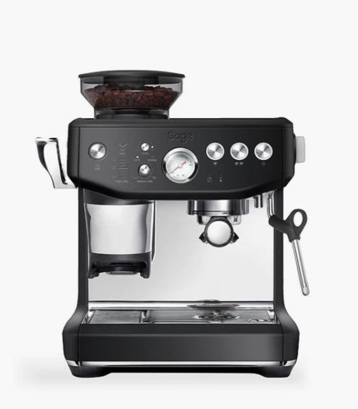 Sage Barista Impress Express Black Truffle Coffee Machine I SES876TR4GUK1 - COFFEE MAKERS / ACCESSORIES - Beattys of Loughrea