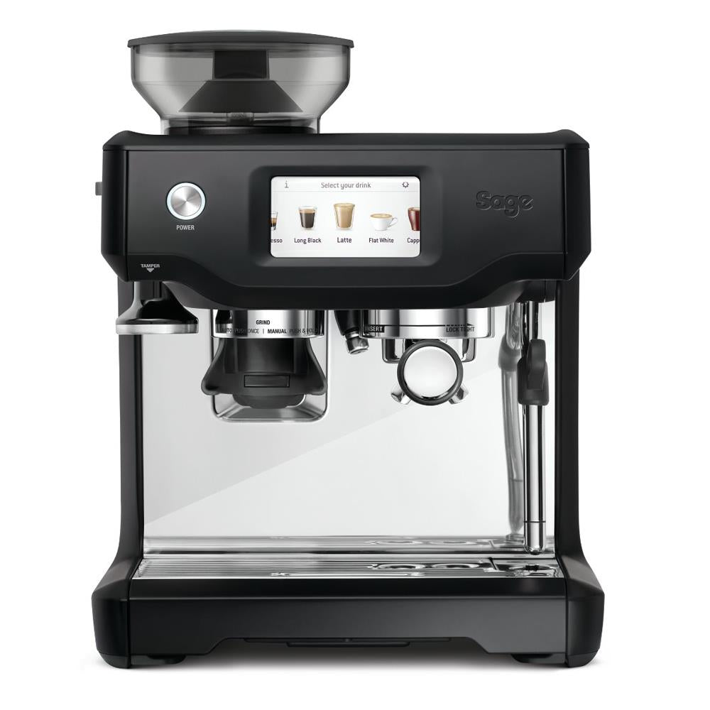 Sage The Barista Touch Coffee Machine Black Truffle - SES880BTR4GUK1 - COFFEE MAKERS / ACCESSORIES - Beattys of Loughrea