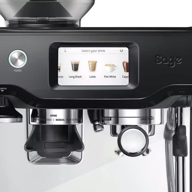 Sage The Barista Touch Coffee Machine Black Truffle - SES880BTR4GUK1 - COFFEE MAKERS / ACCESSORIES - Beattys of Loughrea