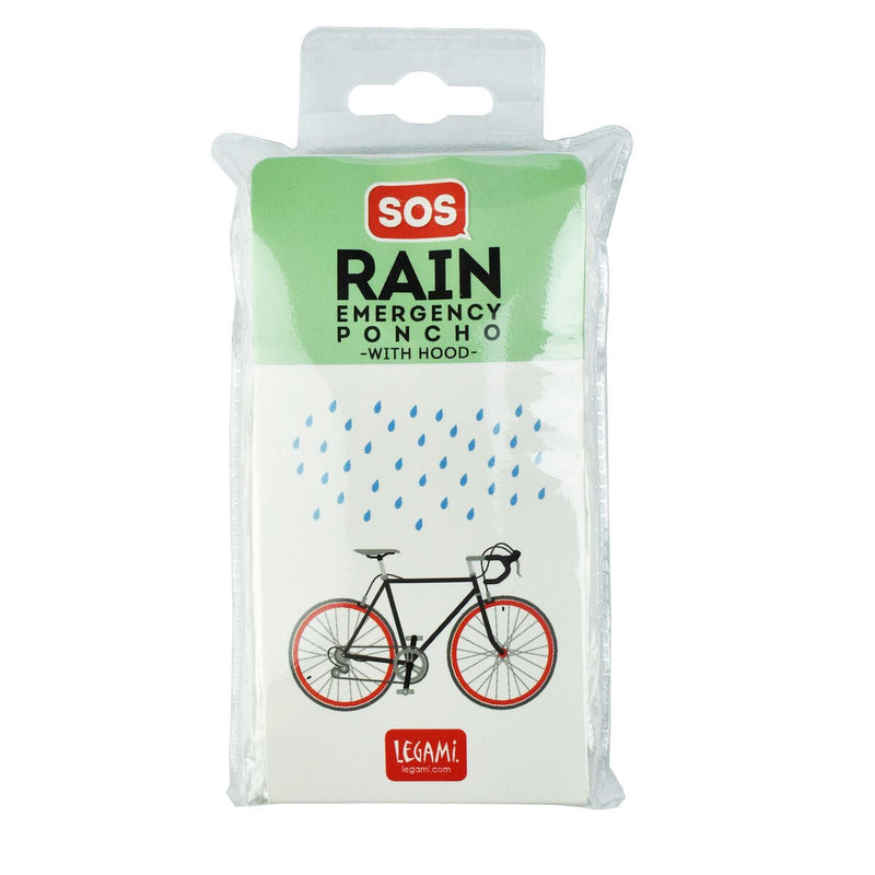 Sos Rain - Disposable Poncho With Hood - ADULT CLOTHING (NOT WORKWEAR) - Beattys of Loughrea