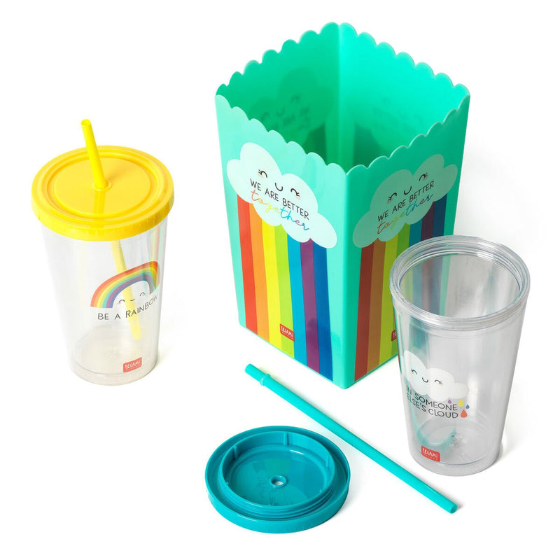 Movie Night for 2 Pop Corn Bucket and Tumbler Set - GENERAL LOOSE WARE - Beattys of Loughrea