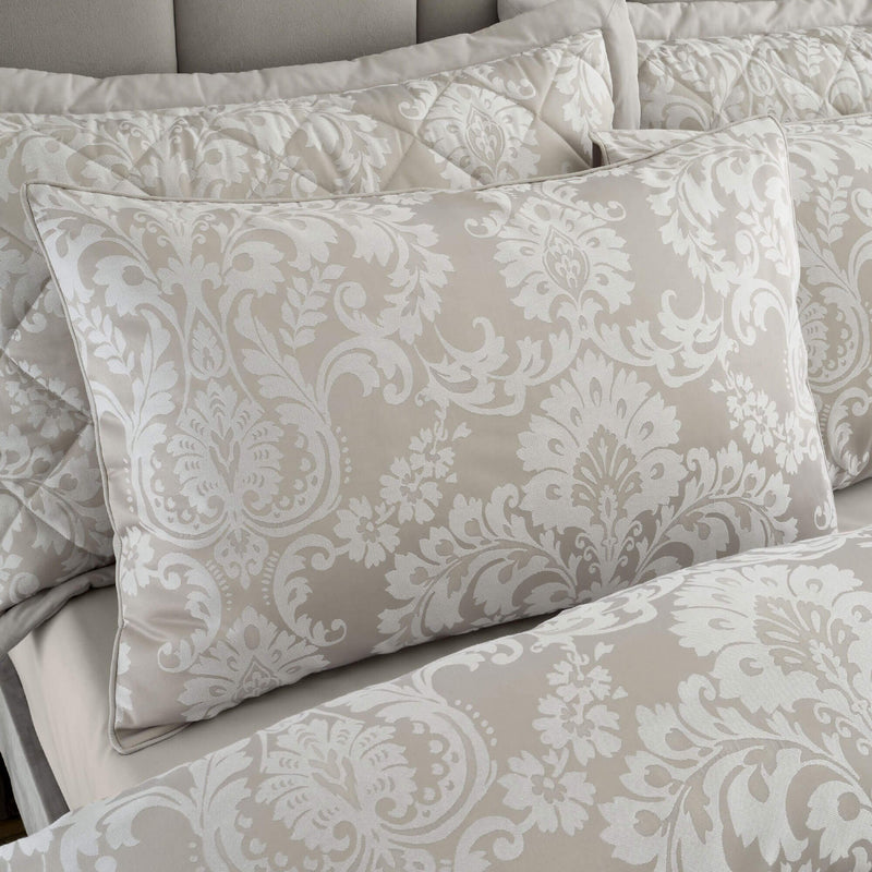 Catherine Lansfield Classic Damask Duvet Cover Set - Double - DUVET COVERS - Beattys of Loughrea