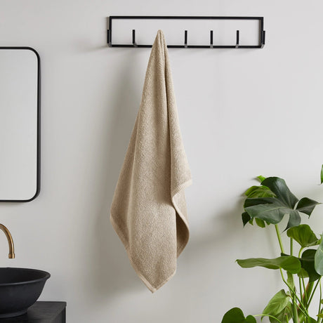 Catherine Lansfield Quick Dry 100% Cotton Natural 400gsm Hand Towel - TOWELS FACECLOTHS - Beattys of Loughrea