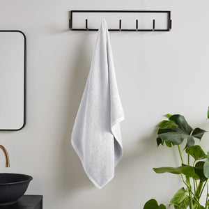 Catherine Lansfield Quick Dry Cotton Hand Towel White - TOWELS FACECLOTHS - Beattys of Loughrea