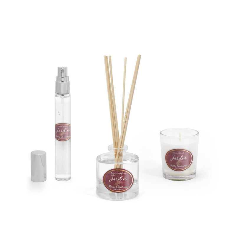 TIPPERARY CRYSTAL Merry Christmas Mini Candle, Diffuser & Room Spray Set - CANDLES - Beattys of Loughrea