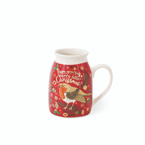 TIPPERARY CRYSTAL Christmas Robin Santa Set - MUG SETS - Beattys of Loughrea