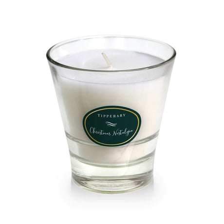 TIPPERARY CRYSTAL Poinsettia Tumbler Candle - Christmas Nostalgia - CANDLES - Beattys of Loughrea